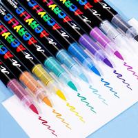 Marqueurs Acryliques Guangna 2026 168, Vente Chaude, Kit de Peinture Artistique Créatif DIY, Stylo Marqueur Pinceau Peinture Acrylique 168 Couleurs