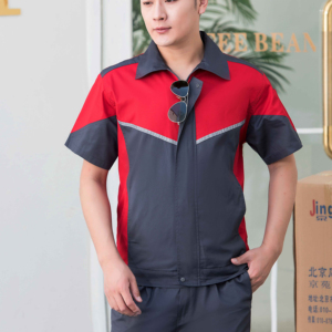 <span class=keywords><strong>Verano</strong></span> <span class=keywords><strong>de</strong></span> manga corta ropa <span class=keywords><strong>de</strong></span> trabajo taller trabajo fábrica hombres mujeres uniforme - Product Image 2