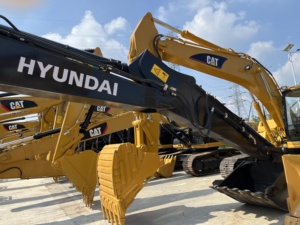 Excavadora de cadenas Hanix 225-9S amarilla, equipo de construcción hidráulico - Product Image 3