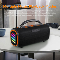 Lampu Portabel Warna-warni yang Kuat, Speaker Subwoofer Nirkabel TWS dengan Bass Mendalam untuk Luar Ruangan & Rumah