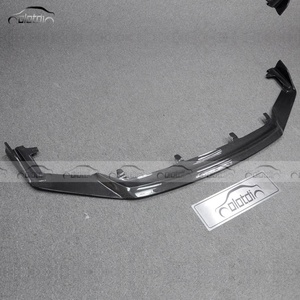 Carbon Fiber Front Bumper Lip Chin Spoiler Side Winglet <b>Splitter</b> for Lexus IS F Sport 2017-2019 - Product Image 4