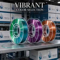YAFONA YN-B35731 untuk Grosir Filamen Printer 3D Berkualitas Tinggi 1.75mm Silk PLA+ Dua Warna 205-235 Suhu Cetak. Cina