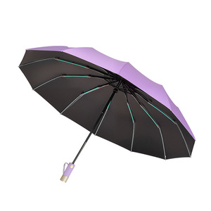 12 Bone Fully <b>Automatic</b> Modern Business Advertising <b>Umbrella</b> Iron Tube 105cm Open Diameter One Button Open Printable for Travel - Product Image 1