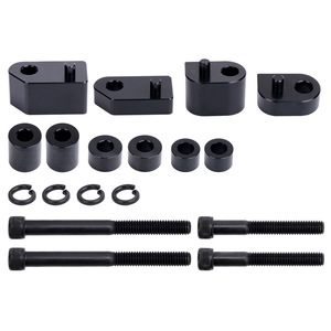 Elevador de manillar de motocicleta genérico de 20-22.5 mm de aleación de aluminio para mejora y adaptación de motocicletas Cruiser - Product Image 3