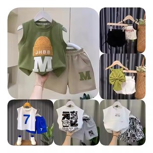 Top estivo Casual da ragazza di successo in cotone stile bohémien con spalle scoperte a maniche corte <span class=keywords><strong>eleganti</strong></span> pantaloncini in tinta unita - Product Image 1