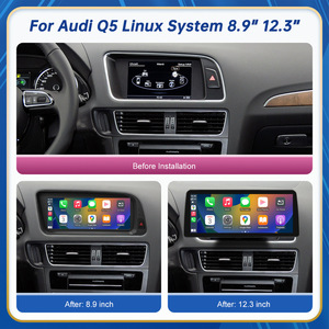 Écran multimédia de tableau de bord de voiture Linux 8,9/12,3 pouces, autoradio pour Audi Q5 2009-2017, CarPlay sans fil, Android Auto, Airplay, Miracast, Plug&<span class=keywords><strong>Play</strong></span> - Product Image 4
