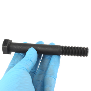 M6 M8 M10 M14 thép hợp kim Class 12.9 Oxit Đen nửa chủ đề Hexagon Hex Head Bolt GB 5782 DIN 931 - Product Image 6