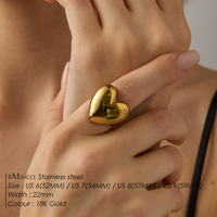 Bague Emanco, élégance coréenne, mode Y2K, bague en forme de cœur, accessoire tendance, cadeau de mariage pour couple, bague en forme de cœur