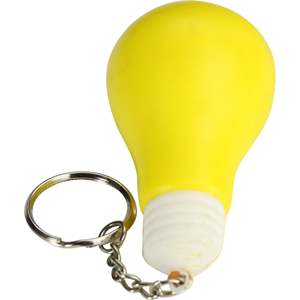 Tùy chỉnh thiết kế ánh sáng bóng đèn <span class=keywords><strong>Keychain</strong></span> PU Căng thẳng thuốc giảm căng thẳng Đồ chơi căng thẳng bóng - Product Image 1