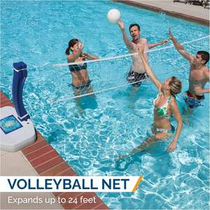 Cerceau de <span class=keywords><strong>basket</strong></span>-ball de <span class=keywords><strong>piscine</strong></span> comprend 2 balles et pompe au bord de la <span class=keywords><strong>piscine</strong></span> jouet intérieur extérieur pour garçons filles enfants de 3 à 8 ans - Product Image 4