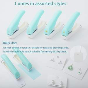 Perforadora <span class=keywords><strong>de</strong></span> un solo orificio <span class=keywords><strong>de</strong></span> 6 mm, perforadora <span class=keywords><strong>de</strong></span> papel <span class=keywords><strong>de</strong></span> orificio pequeño para manualidades, etiquetas, álbumes <span class=keywords><strong>de</strong></span> recortes - Product Image 2