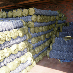 Rollo de 100 metros de malla de alambre de PVC para cercas de jardín, deportivas, agrícolas y para caballos, con revestimiento de plástico, para cercas de cadena, al por mayor - Product Image 2