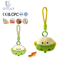 Porte-clés en peluche personnalisé UYEAH OEM/ODM CPC/EN71/CE, mini oiseau mignon en peluche, cadeau pour enfant
