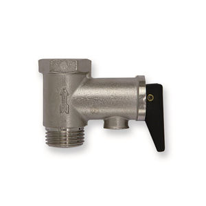 Válvula de seguridad manual 1/2 MF con palanca para medios de agua, aceite y gas - Product Image 3