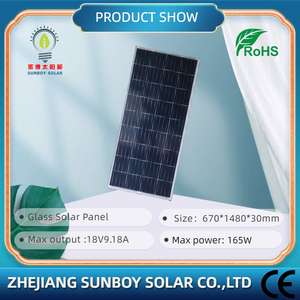 ¡Oferta! Panel Solar Policristalino de 18V 165W con Tecnología PERC y Celdas Divididas, Fabricado en China. Precio para Sistema Solar Doméstico SS-170W 18V de Vidrio. - Product Image 3