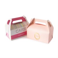 Vente en gros emballage en carton de luxe personnalisé pour mariage bento gâteau boulangerie pain boîte-cadeau d'anniversaire en carton