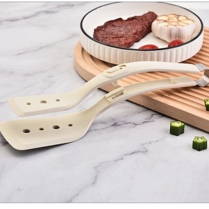 Pince à steak multifonction 2-en-1 en silicone, spatule à retourner pour pain, burger, barbecue, viande, pizza, poisson – Outil de cuisine - Product Image 5