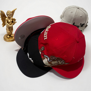 Gorra Snapback Personalizada con Bordado 3D de 5 Paneles, Visera Plana, 100% Material de Pana, Gorra de Béisbol Snapback, MOQ Bajo, Gorra Snapback de Marca Hip-hop - Product Image 3