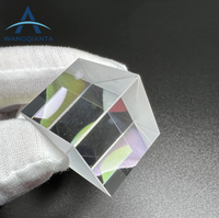 Coated K9 Optical Glass Prism Polarizing Cube Beamsplitter Prism for Micro Projector