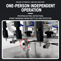 Machine de remplissage cosmétique électrique semi-automatique à 4 têtes pour flacons de parfum, moteur de pompe spécialisé - Offre Spéciale