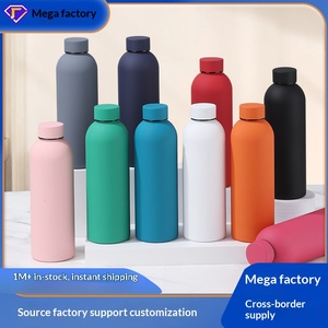 Botella de agua deportiva de acero inoxidable, aislada al vacío, de boca pequeña, estilo americano, para exteriores, de gran capacidad, para agua fría. - Product Image 2