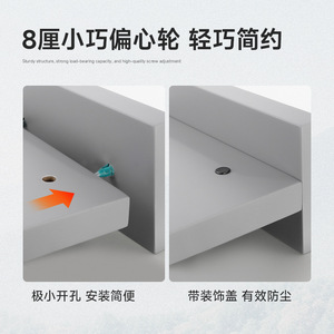 Shengshimingxin 8mm 3-In-1 Connector <b>Plastic</b> Zinc Alloy Quick Assembly Furniture Hardware Invisible Eccentric <b>Wheel</b> - Product Image 5