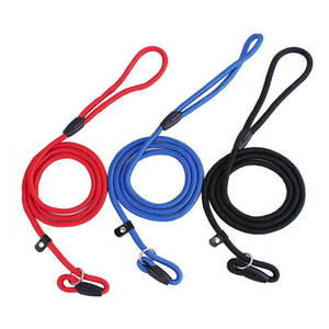 Correas de perro de cuerda de nailon multicolores ligeras de plomo de entrenamiento duradero de varios tamaños para perros pequeños y medianos - Product Image 4
