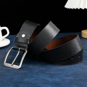 Ceinture en cuir <span class=keywords><strong>pour</strong></span> <span class=keywords><strong>homme</strong></span> avec boucle en alliage de designer tendance 2025, matériau de chaîne robuste, boucle en alliage de fer et de zinc <span class=keywords><strong>pour</strong></span> la <span class=keywords><strong>taille</strong></span> - Product Image 3