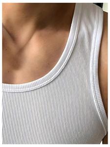 <span class=keywords><strong>Canotta</strong></span> da <span class=keywords><strong>Uomo</strong></span> Personalizzata in Cotone Spandex, Senza Maniche, <span class=keywords><strong>a</strong></span> Costine, per Fitness e Palestra, con Scollo Rotondo, Modello Stringer - Product Image 2