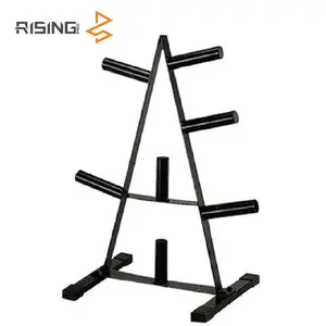 RISING a-frame barbell storage weight plate tree 7 part weight plate tree