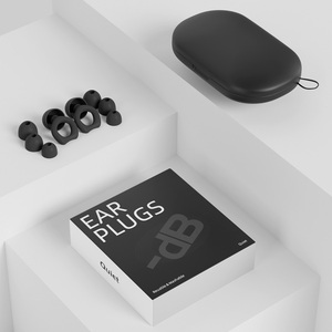 Bouchons d'oreille en silicone réutilisables pour dormir pour nager <span class=keywords><strong>Protection</strong></span> <span class=keywords><strong>auditive</strong></span> antibruit douce - Product Image 1