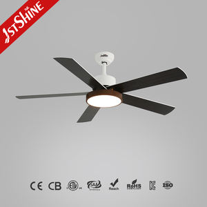 Kipas langit-langit LED 52 inci, kipas langit-langit OEM Dekorasi pisau MDF dengan remote kontrol dan pencahayaan 1stshine - Product Image 2