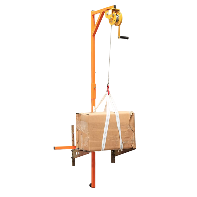 Outdoor Small Crane With Portable Micro Electric Wire Rope Hoist
