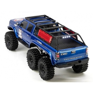 CROSSRC EMO AT6 1/10 RC Crawler 6x6 Unimog Camion Militaire à Trois Essieux Portiques 6RM avec Blocage de Différentiel Indépendant, Voiture de Modélisme RTR - Product Image 3