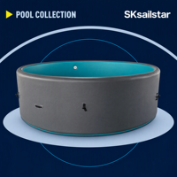 Piscine gonflable pour adultes de taille personnalisée, facile à installer, pour jardin et cour arrière