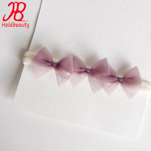 عصابة رأس من التل لراقصة الباليه على شكل زهرة وعصابة رأس للفتيات بجودة عالية على الطراز الأوروبي والأمريكية عصابة شعر من النايلون والتعميد - Product Image 5