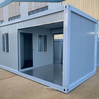DYCE1 Maison préfabriquée portable à pièce unique, économique, conteneur habitable de 20-40 pieds avec salle de bain, en acier, pour usage extérieur
