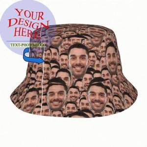 Chapeau Bob Léger Personnalisé pour Garçons – Thème Halloween & Noël, Texte, Photo, Logo, Dessin Animé, Style Urbain – Toutes Saisons - Product Image 1