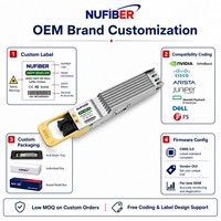 Transceptor 800GBASE-2xDR4 OSFP PAM4, Canal Dual Independiente de 400G, 1310nm, 100m, SMF, Doble MPO-12 DC, Actualización Inter-Cabinet 5G