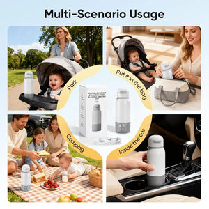 Calentador de Biberones Portátil con <span class=keywords><strong>Carga</strong></span> USB, Batería de Larga Duración y Control de Temperatura Ajustable, Ideal para Viajes - Product Image 2