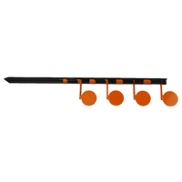 Support de tir portable en acier AR500 de haute qualité et durable pour tir en plein air, arbre de duel pour carabine à air comprimé