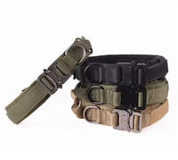 Laisse de chien tactique réglable, en nylon durable, pour la marche et l'entraînement, accessoire pour animaux de compagnie avec impression personnalisée, écharpe décorative