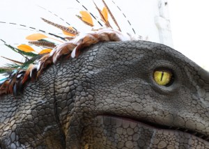 Disfraz de Dinosaurio <span class=keywords><strong>Velociraptor</strong></span> Realista Personalizado 2026, Profesional, Vívido, Azul Peludo, Interactivo para Parque de Aventuras, Adultos - Product Image 2