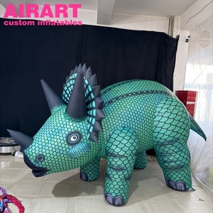 Realistic Inflatable <strong>Wild</strong> Animals Inflatable Triceratops Inflatable Dinosaurs for Decoration - Product Image 1