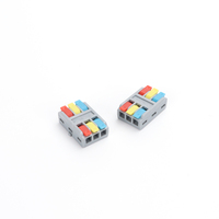 BOERDA Mini-borne de connexion rapide universelle compacte à 3 broches en cuivre pour alimentation PC et LED, LT-3 32A 60V, à enfichement rapide