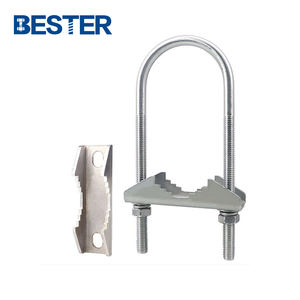 भारी शुल्क 3 इंच फिक्सिंग यू-आकार के फर्श बोल्ट यू-बोल्ट क्लैंप असेंबली और नट्स - Product Image 3