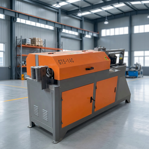 Steel Wire Bar Straightening and Cutting <b>Machine</b> with 7.5KW Motor Automatic Control for Construction - Product Image 1