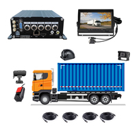 Kit SeemeTech 1080P AI 4CH BSD ADAS DMS pour voitures, bus, DVR mobile pour véhicules avec WiFi 4G et garantie d'un an