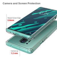 2020 nouvelle mode Transparent clair résistant aux rayures TPU PC couverture arrière coque de téléphone pour oneplus 8 Pro