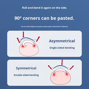 Dispositif de correction des ongles incarnés en alliage de nickel-titane avec patch <span class=keywords><strong>pour</strong></span> ongles - Product Image 2